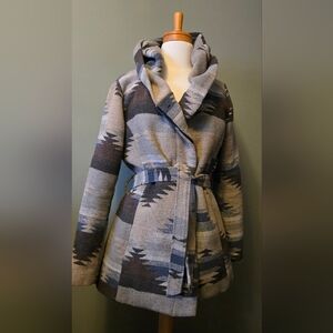 Mossimo Supply Co Aztec Southwestern Hooded Coat